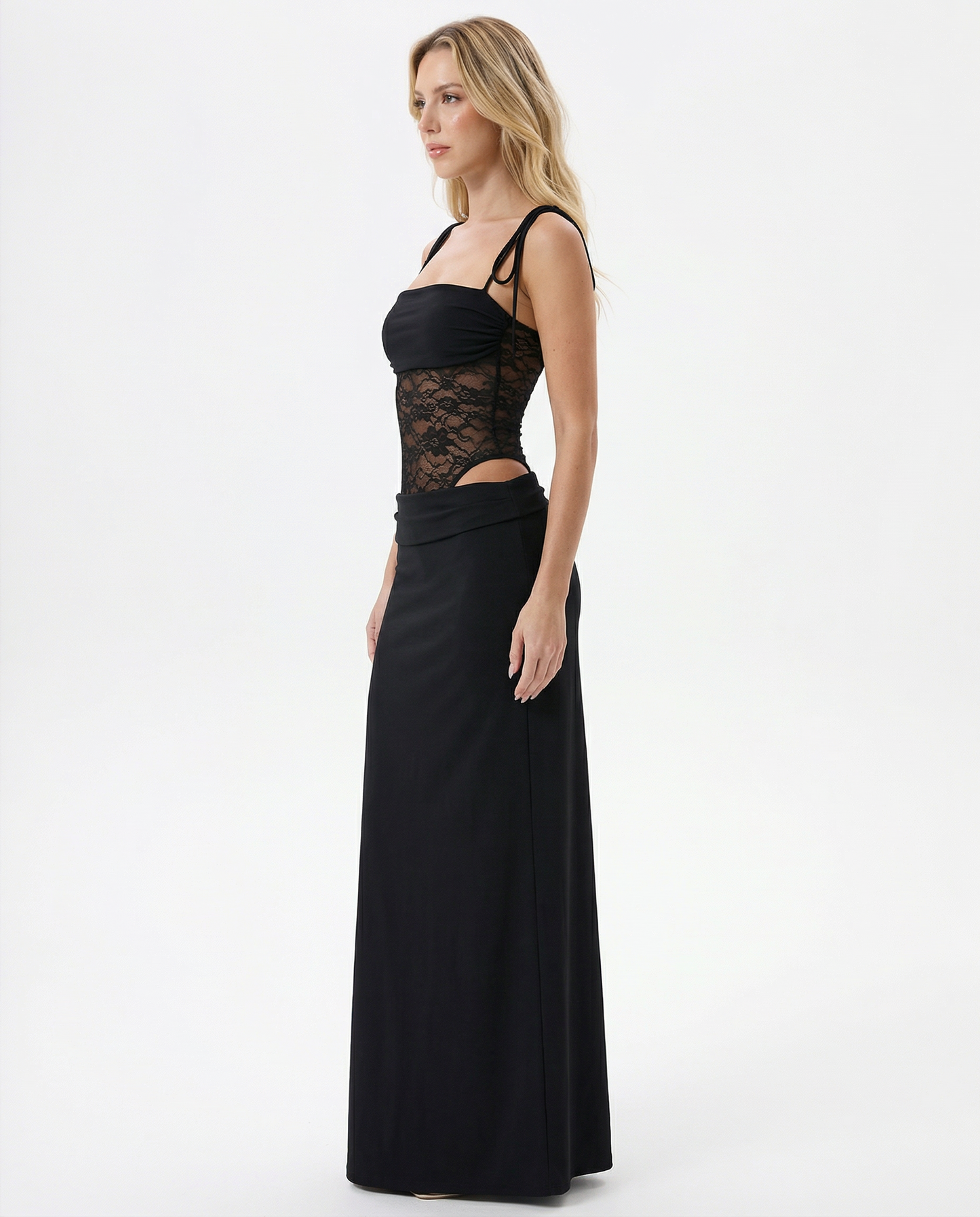 Sophia™ | Lace Panel Maxi