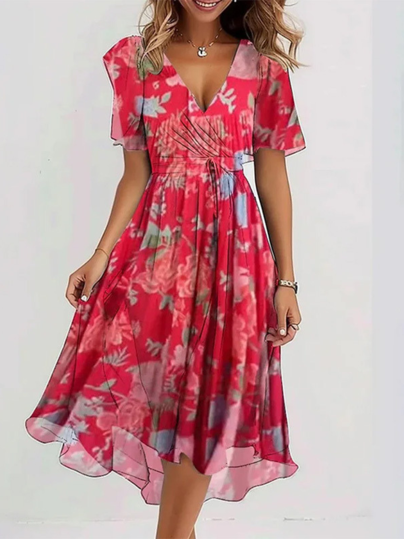 Matilda™ | Summer Dress with Tummy Concealer