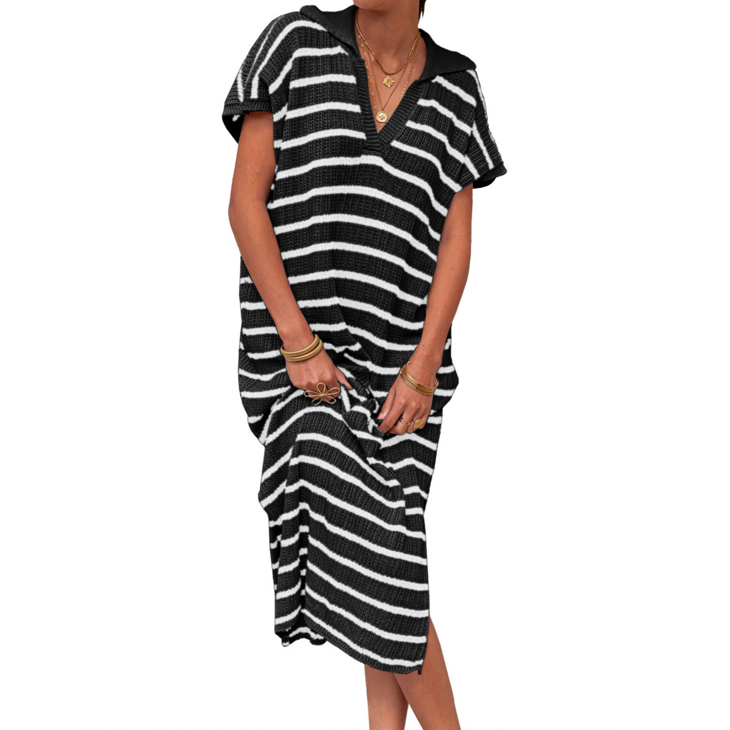 ODESSA™ - Summer Graceful Slit Loose Maxi Dress