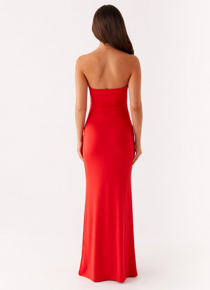 Zoe™ | Scarlet Bloom Dress