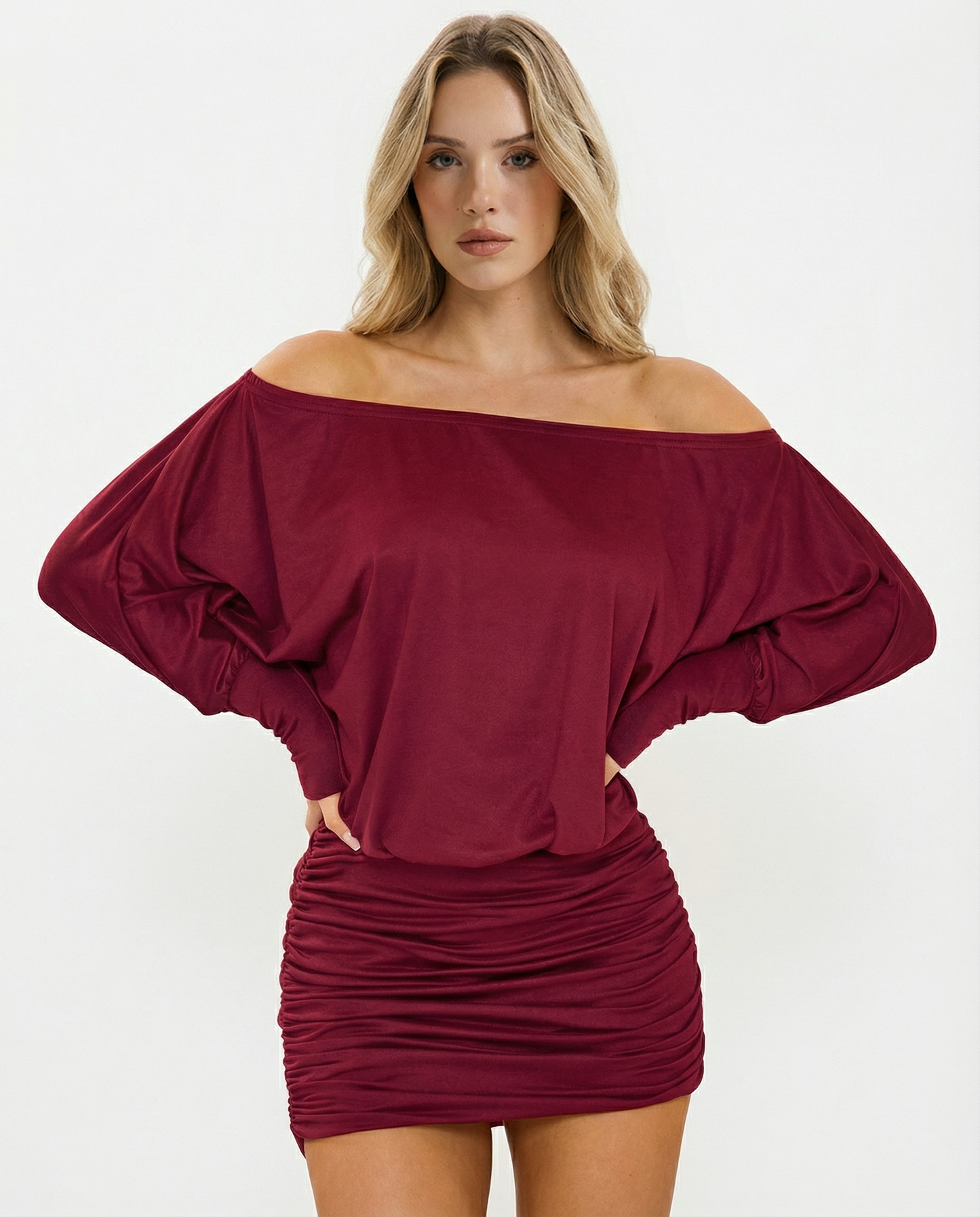 Rosie™ | SOLA Ruched Mini Dress