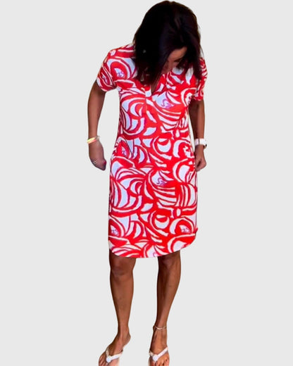 Elle™ | Elegant Avenue Walk Dress