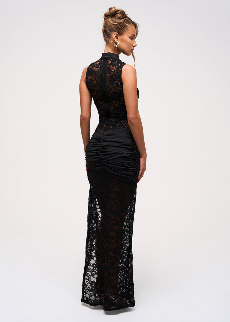 Eleanor™ | After Dark Lace Maxi