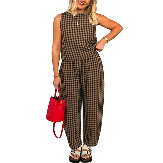 QACHA™ - Lightweight Casual Sleeveless Two-Piece Loungewear