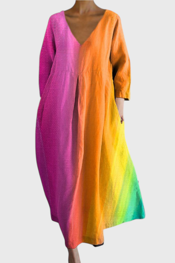 Isalinde | Cozy V-Neck Dress