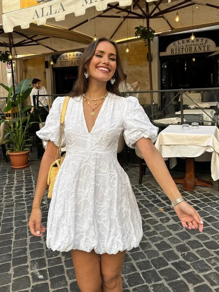Sophie™ | Puff Mini Dress