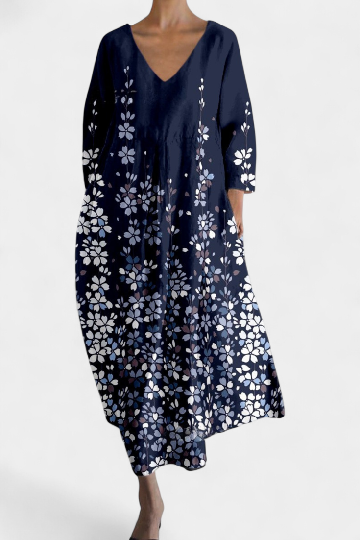 Isalinde | Cozy V-Neck Dress