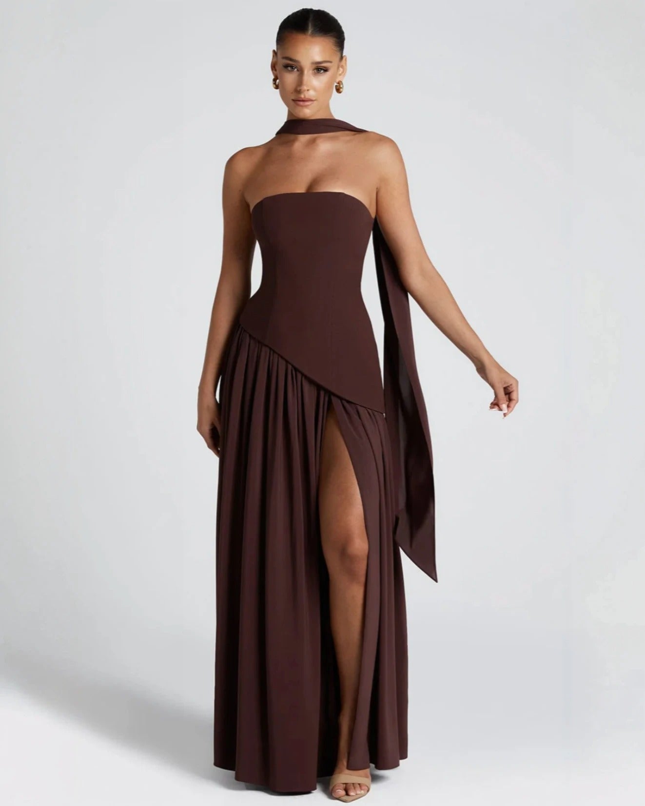 Victoria™ | Chic Slit Maxi Dress