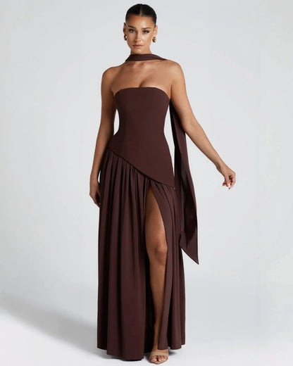 Victoria™ | Chic Slit Maxi Dress