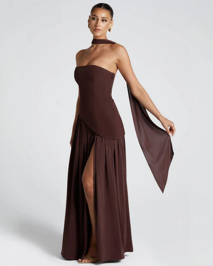 Victoria™ | Chic Slit Maxi Dress