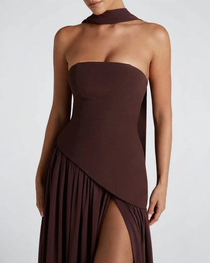 Victoria™ | Chic Slit Maxi Dress