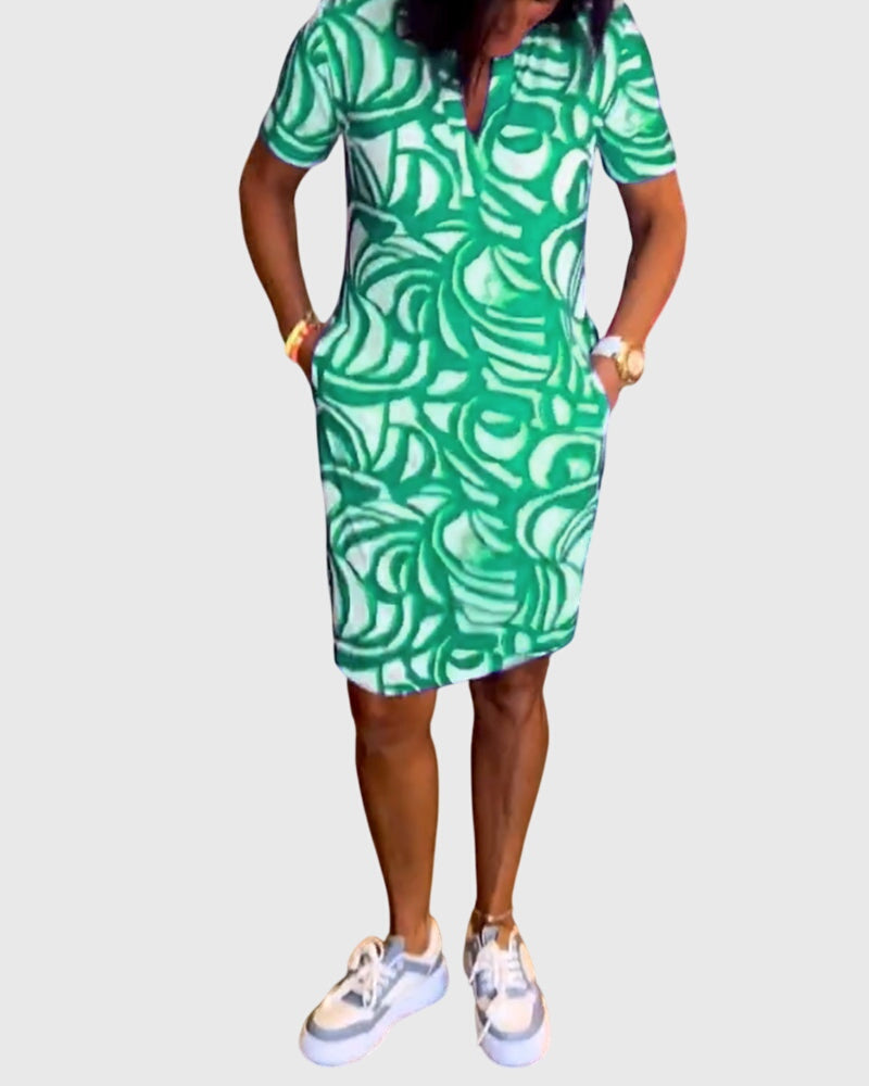 Elle™ | Elegant Avenue Walk Dress