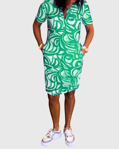 Elle™ | Elegant Avenue Walk Dress