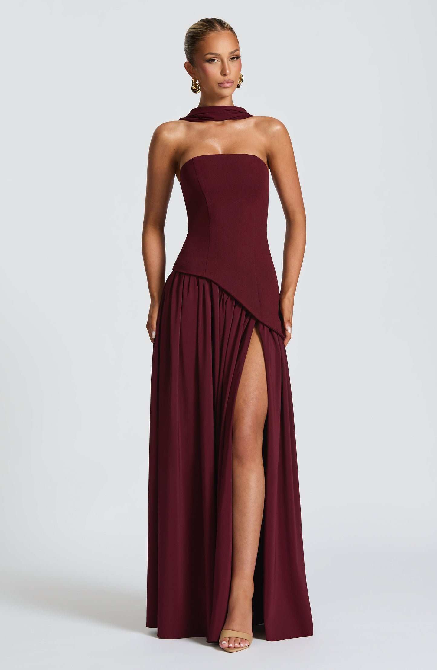 Victoria™ | Chic Slit Maxi Dress