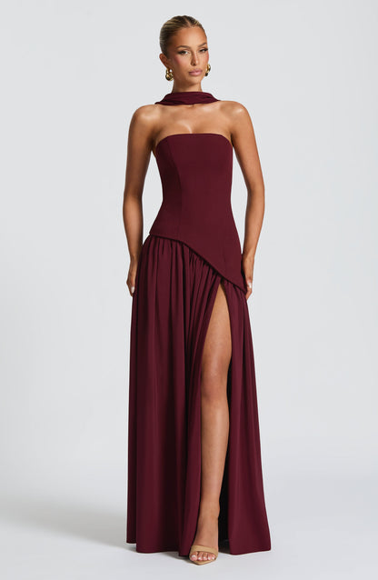 Victoria™ | Chic Slit Maxi Dress