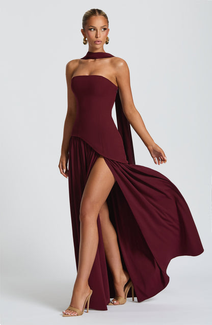 Victoria™ | Chic Slit Maxi Dress