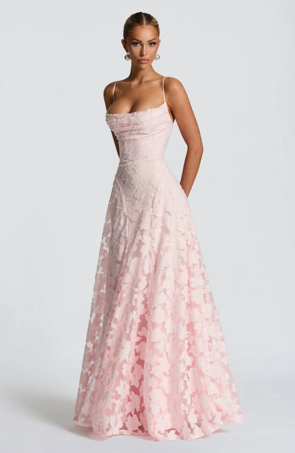 Aveline™ | Elegant Lace Corset Maxi Dress