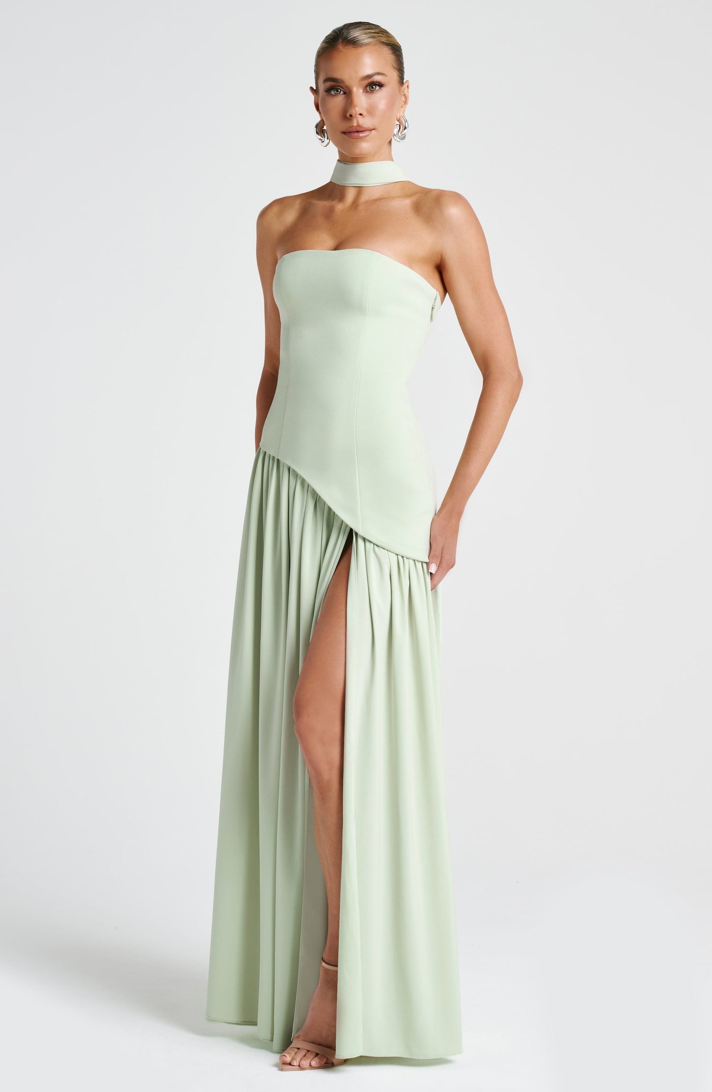 Victoria™ | Chic Slit Maxi Dress
