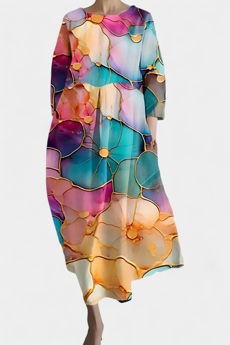 Isalinde | Cozy V-Neck Dress