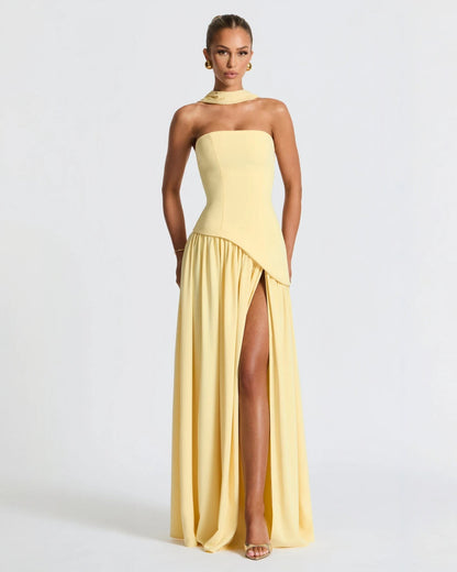 Victoria™ | Chic Slit Maxi Dress