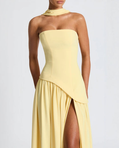 Victoria™ | Chic Slit Maxi Dress